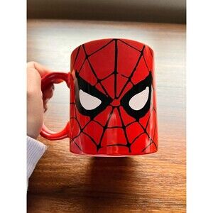 Marvel Comics Spider-Man Emblem Large 20oz Coffee Mug-2015-Silver Buffalo-new